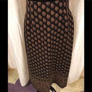 Briggs Pencil Lined Skirt Vintage